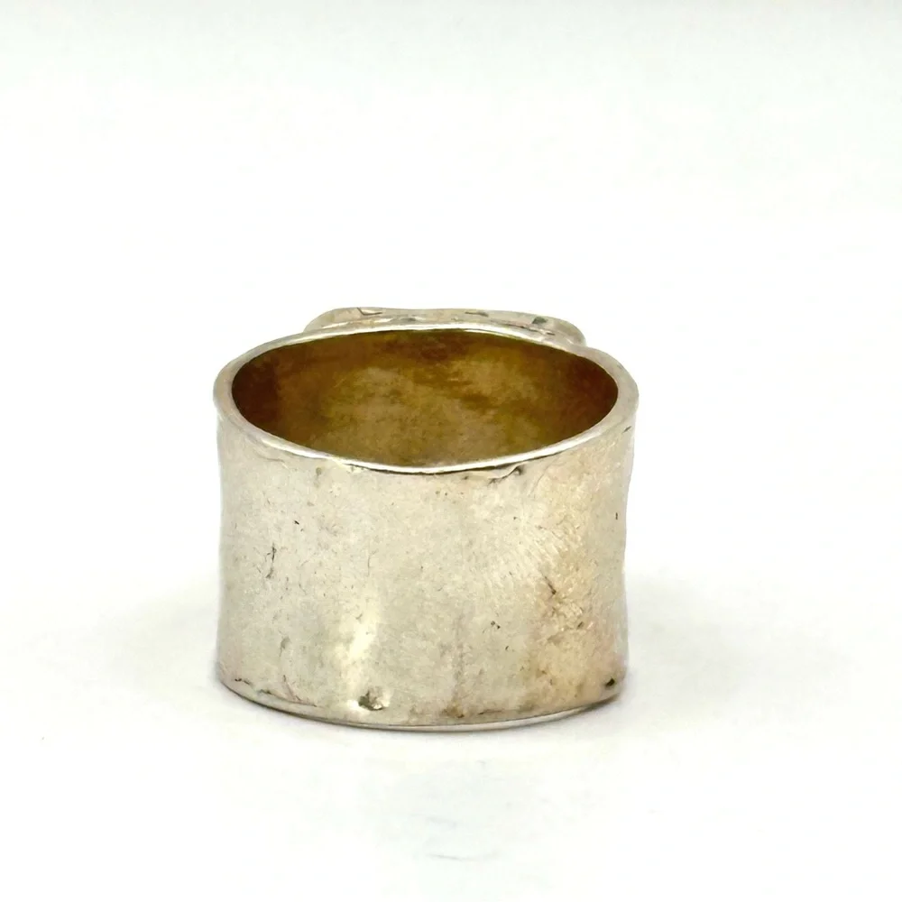 Silpada Retired Vintage R1453 Dusk Til Dawn Silver Smoky Quartz Ring Size 7.75